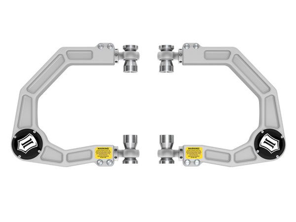 ICON 2021+ Ford Bronco Billet Upper Control Arm Delta Joint Kit - Bull Strap