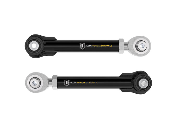 ICON 2021+ Ford Bronco Tubular Rear Upper Adj Link Kit - Bull Strap
