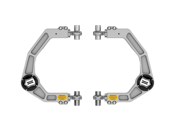ICON 21-23 Ford F150 Billet Front Upper Control Arms DJ Pro Kit - Bull Strap