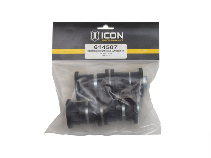 ICON 78650 Upper Control Arm Bushing & Sleeve Kit - Bull Strap