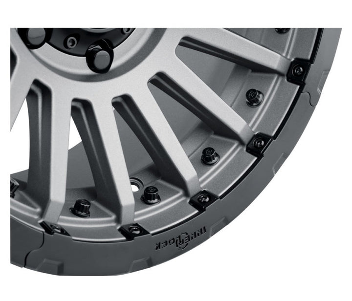 ICON Recon Pro 17x8.5 6x5.5 0mm Offset 4.75in BS 106.1mm Bore Charcoal Wheel - Bull Strap