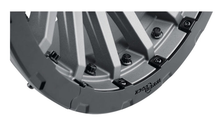 ICON Recon Pro 17x8.5 6x5.5 0mm Offset 4.75in BS 106.1mm Bore Charcoal Wheel - Bull Strap