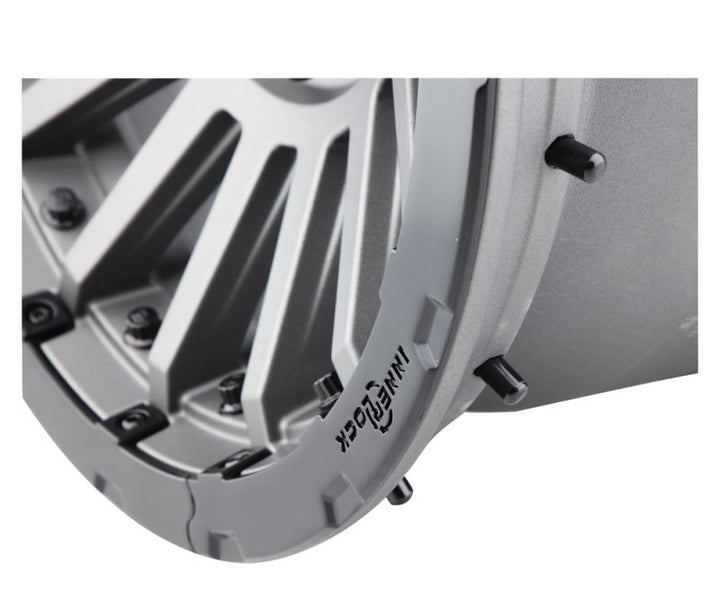 ICON Recon Pro 17x8.5 6x5.5 0mm Offset 4.75in BS 106.1mm Bore Charcoal Wheel - Bull Strap