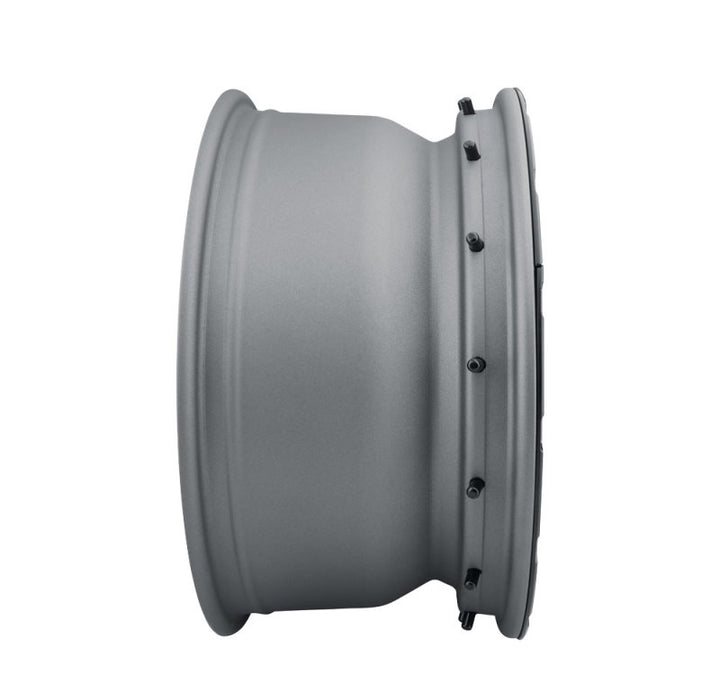 ICON Recon Pro 17x8.5 6x5.5 0mm Offset 4.75in BS 106.1mm Bore Charcoal Wheel - Bull Strap