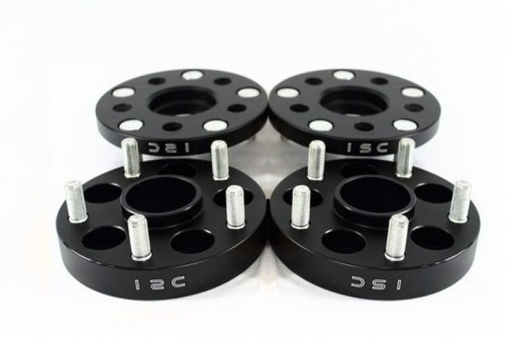 ISC Suspension 5x114.3 Hub Centric Wheel Spacers 20mm Black (Pair) - Bull Strap