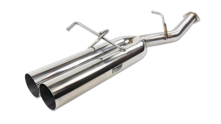 ISR Performance EP (Straight Pipes) Dual Tip Exhaust 4in - 89-94 (S13) Nissan 240sx - Bull Strap
