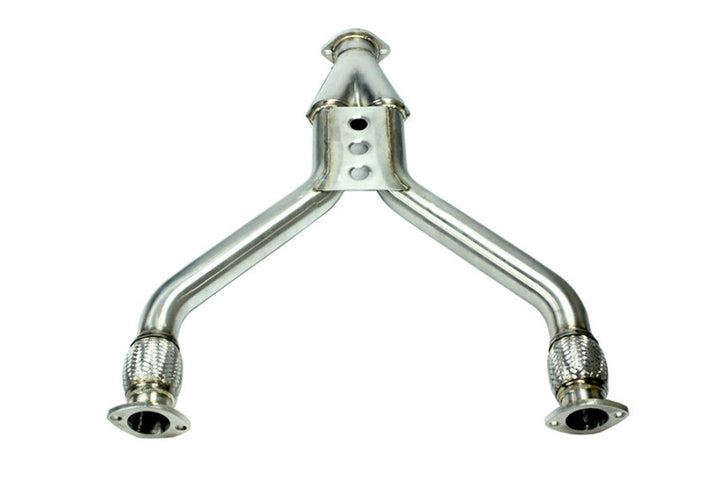 ISR Performance Exhaust Y-Pipe - Nissan 350z / G35 (Non AWD X Models) - Bull Strap