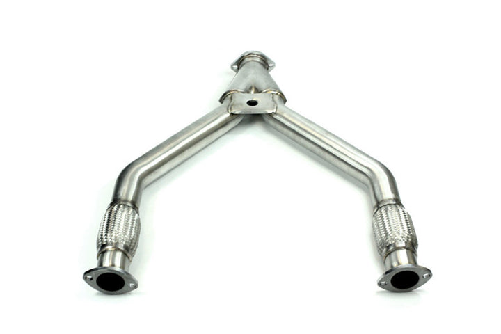 ISR Performance Exhaust Y-Pipe - Nissan 370z / G37 (Non AWD X Models) - Bull Strap