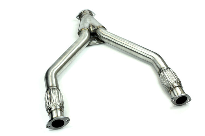 ISR Performance Exhaust Y-Pipe - Nissan 370z / G37 (Non AWD X Models) - Bull Strap