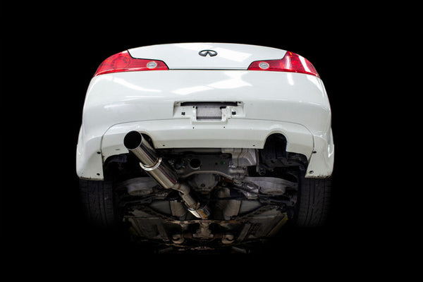 ISR Performance GT Single Exhaust - 03-07 Infiniti G35 Coupe - Bull Strap
