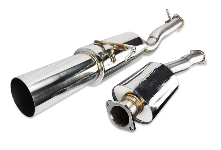 ISR Performance GT Single Exhaust - 03-07 Infiniti G35 Coupe - Bull Strap