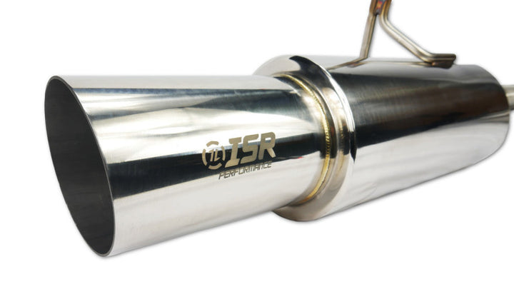 ISR Performance GT Single Exhaust - Infiniti G37 Coupe RWD - Bull Strap