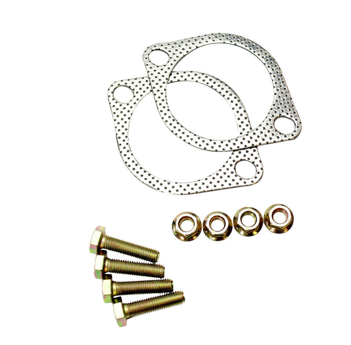 ISR Performance MB SE Type -E Dual Tip Exhaust 89-94 (S13) Nissan 240sx - Bull Strap
