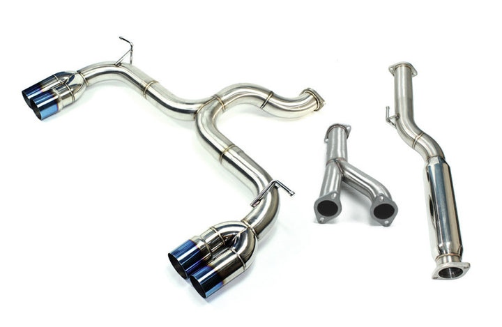 ISR Performance Race Exhaust - 09-13 Hyundai Genesis Coupe 3.8 V6 - Bull Strap