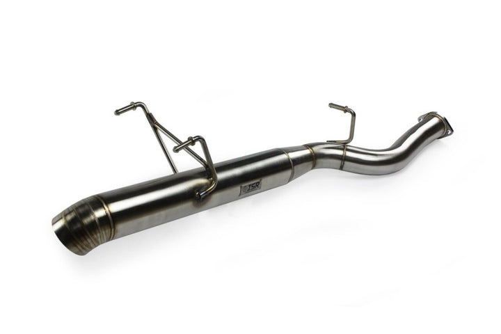 ISR Performance Series II - EP Single Tip Blast Pipe Exhaust - Resonated - 89-94 Nissan 240sx (S13) - Bull Strap