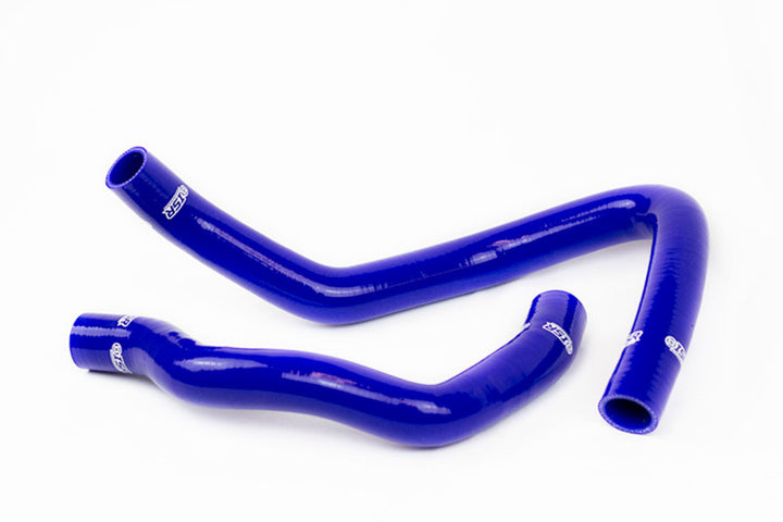 ISR Performance Silicone Radiator Hose Kit - Nissan 240sx KA24 - Blue - Bull Strap