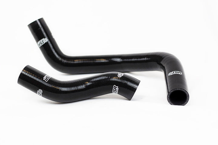 ISR Performance Silicone Radiator Hose Kit - Nissan SR20DET - Black - Bull Strap