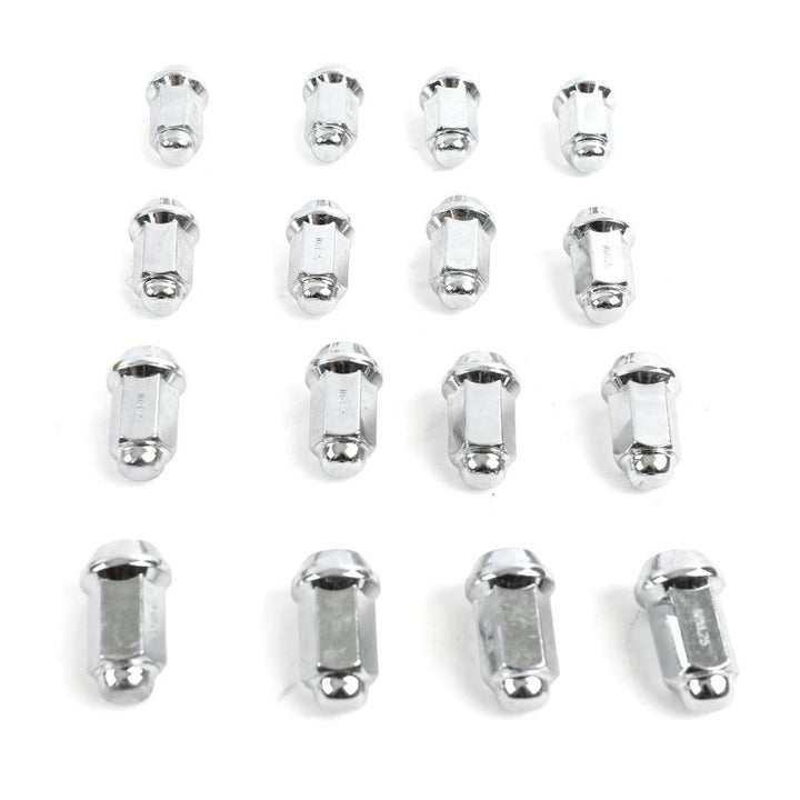 ITP Lug Nuts (Box) - 10mm Taper / 14mm Head - Chrome - Bull Strap