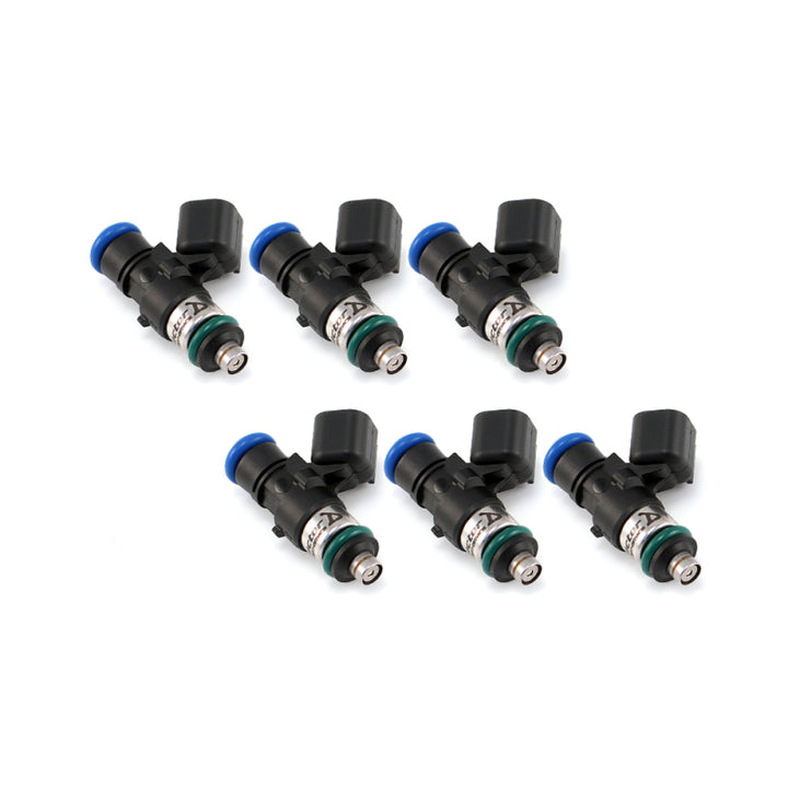 Injector Dynamics 2600-XDS Injectors - 34mm Length - 14mm Top - 14mm Lower O-Ring (Set of 6) - Bull Strap