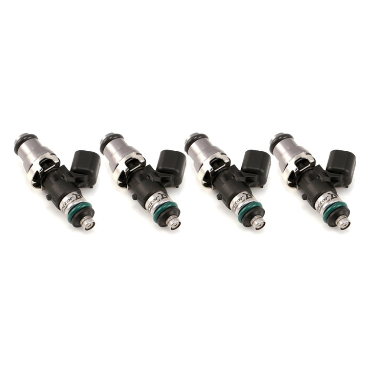 Injector Dynamics 2600-XDS Injectors - 48mm Length - 14mm Top - 14mm Lower O-Ring (Set of 4) - Bull Strap