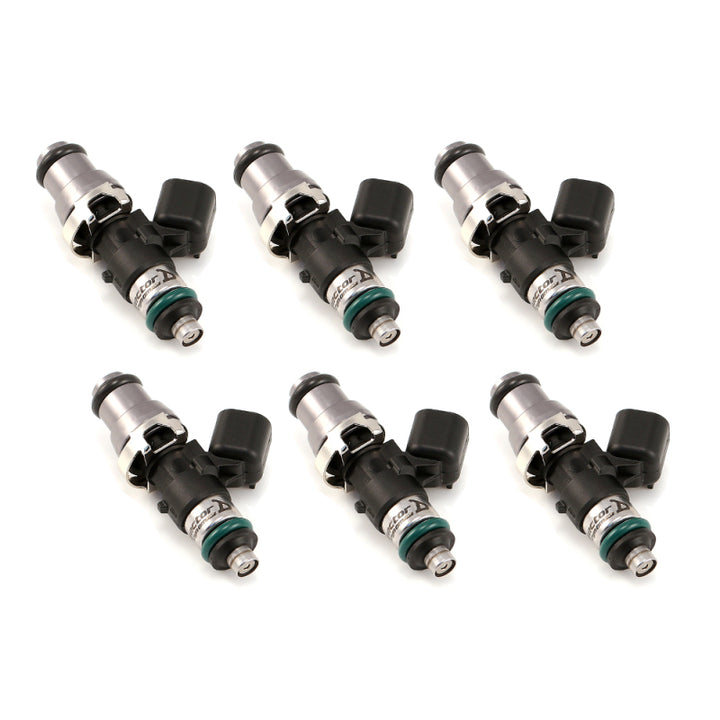 Injector Dynamics 2600-XDS Injectors - 48mm Length - 14mm Top - 14mm Lower O-Ring (Set of 6) - Bull Strap