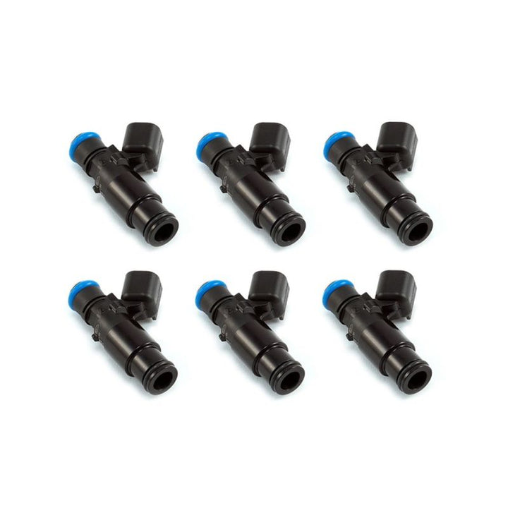 Injector Dynamics ID1050X Injectors 14mm (Black) Adaptor Bottom (Set of 6) - Bull Strap