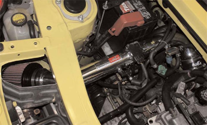 Injen 00-04 MR2 Spyder 1.8L 4 Cyl. Polished Short Ram Intake - Bull Strap
