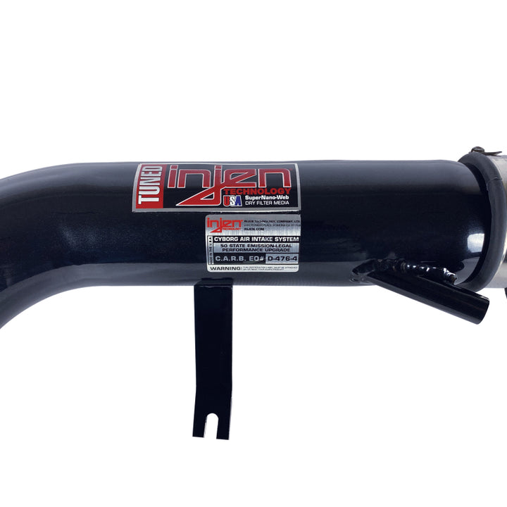 Injen 01-04 Civic Dx/Lx/Ex/Hx Black Short Ram Intake - Bull Strap