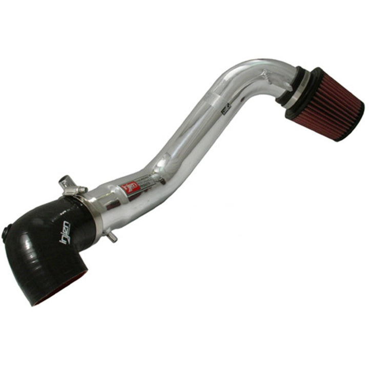Injen 02-06 RSX w/ Windshield Wiper Fluid Replacement Bottle (Manual Only) Polished Cold Air Intake - Bull Strap