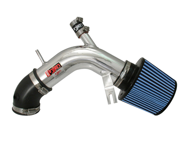 Injen 03-04 Accord 4 Cyl. LEV Motor Only Polished Short Ram Intake - Bull Strap