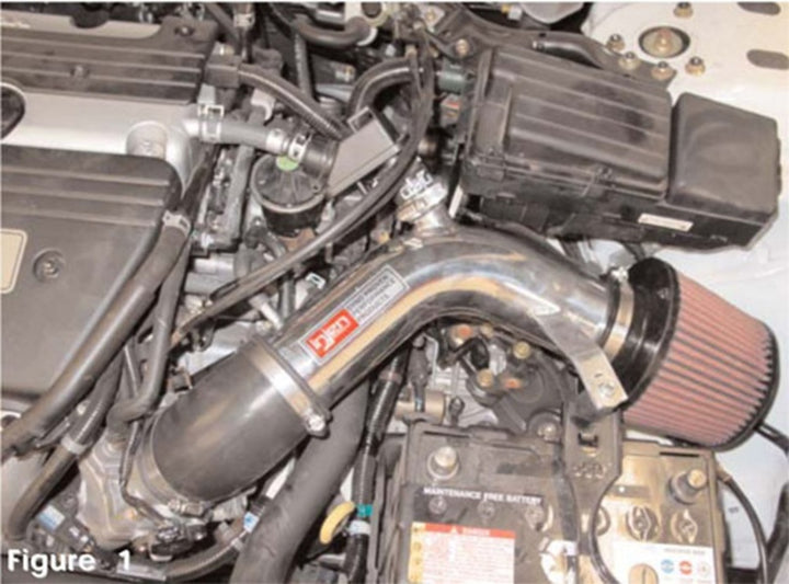 Injen 03-04 Accord 4 Cyl. LEV Motor Only Polished Short Ram Intake - Bull Strap