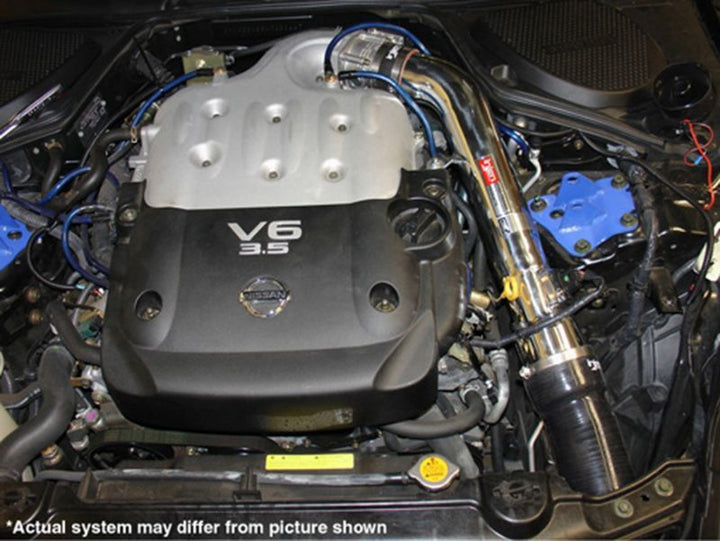 Injen 03-06 350Z 3.5L V6 Black Cold Air Intake - Bull Strap