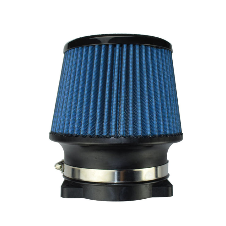 Injen 03-06 Evo 8/9/MR Cast Aluminum Intake System w/ Full Intercooler Piping Polished Short Ram Int - Bull Strap