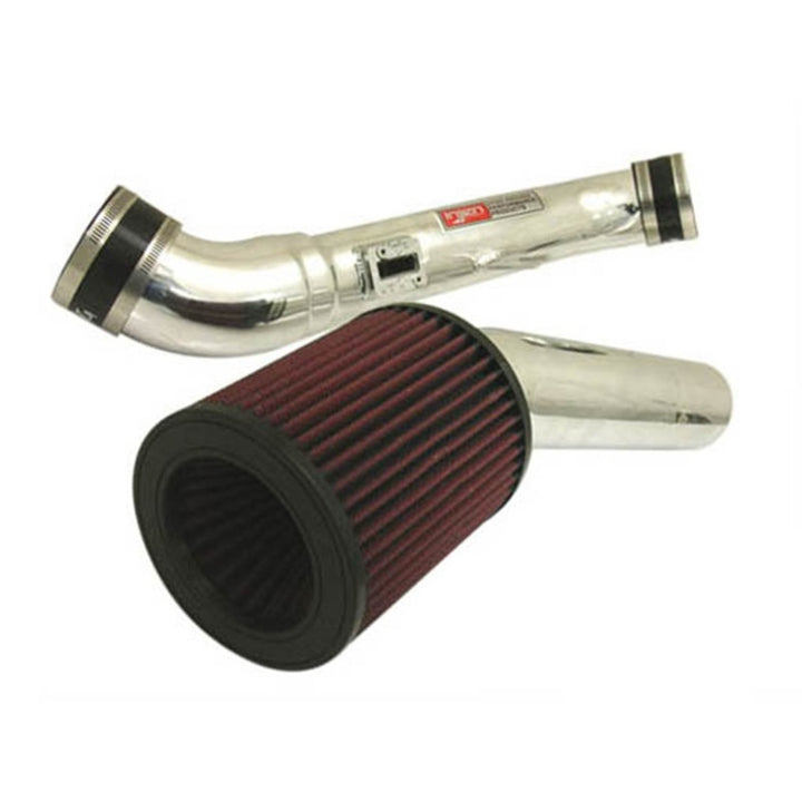 Injen 03-06 G35 AT/MT Coupe Polished Cold Air Intake - Bull Strap