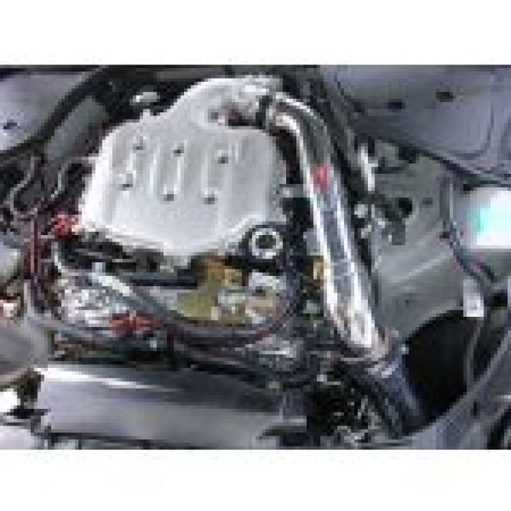Injen 03-06 G35 AT/MT Coupe Polished Cold Air Intake - Bull Strap