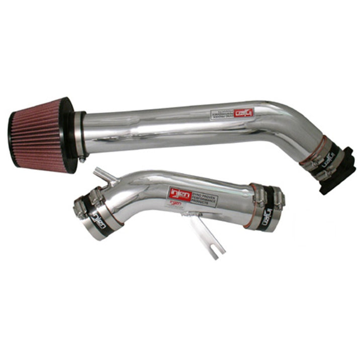 Injen 03-06 G35 AT/MT Sedan Polished Cold Air Intake - Bull Strap