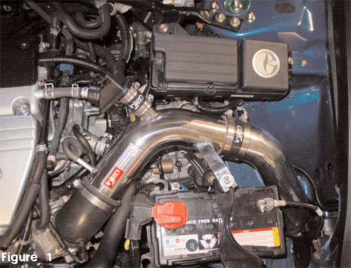 Injen 03-07 Accord 4 Cyl. LEV Motor Only (No MAF Sensor) Polished Cold Air Intake - Bull Strap