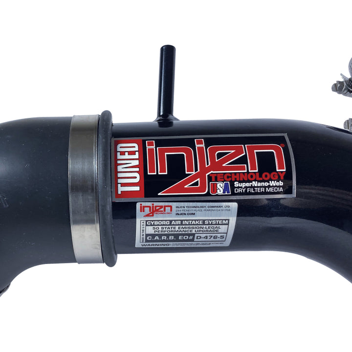 Injen 03-07 Honda Accord 4Cyl (LEV Motor Only) Black Short Ram Intake - Bull Strap