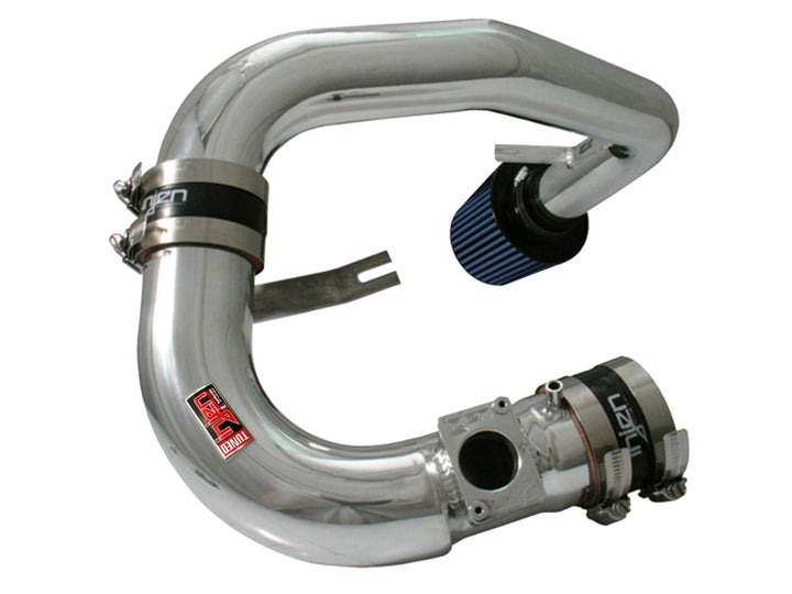 Injen 04-05 Lancer Ralliart Manual Polished Cold Air Intake - Bull Strap