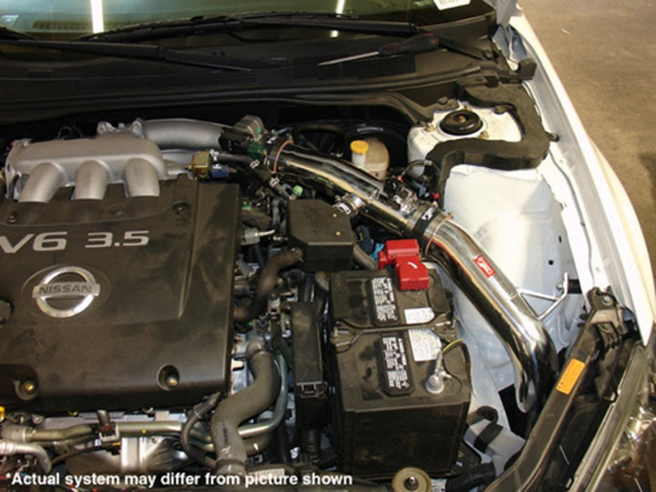 Injen 04-06 Altima 3.5L V6 Black Cold Air Intake - Bull Strap