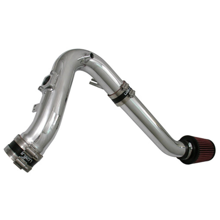 Injen 04-06 Vibe GT / 05-06 Corrolla XRS 1.8L 4 Cyl. Polished Cold Air Intake - Bull Strap