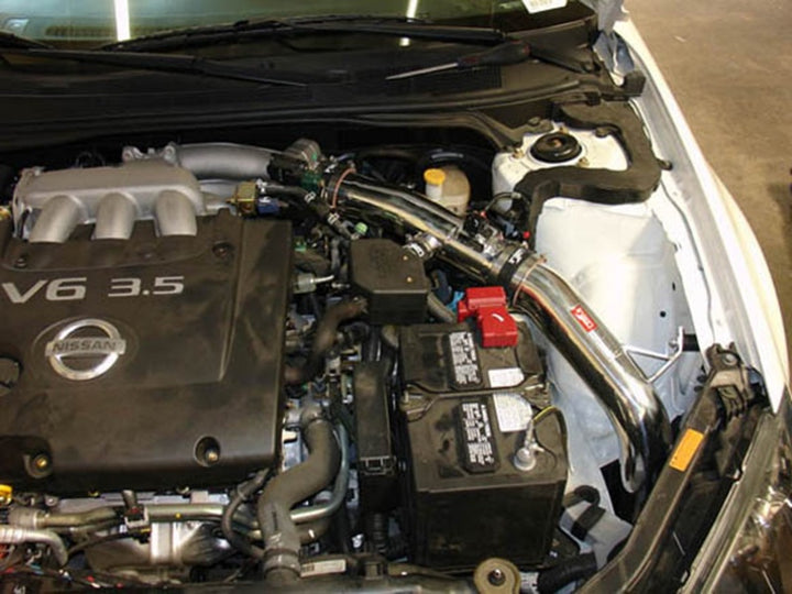 Injen 04-07 Maxima V6 3.5L Black Cold Air Intake - Bull Strap