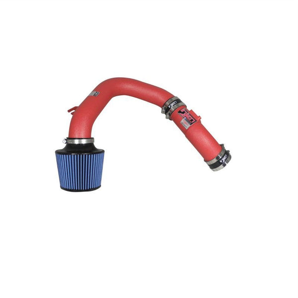 Injen 04-07 STi / 06-07 WRX 2.5L Wrinkle Red Cold Air Intake - Bull Strap