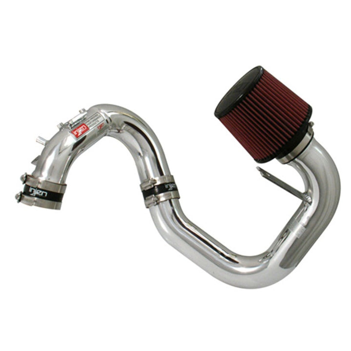 Injen 04-09 Mazda 3 2.0L 2.3L 4 Cyl. Polished Cold Air Intake - Bull Strap