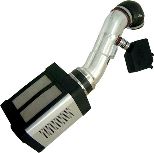 Injen 04-10 QX56 / 04-12 Armada/Titan V8 5.6L w/Power Box Polished Power-Flow Air Intake System - Bull Strap