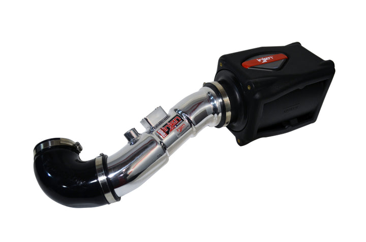 Injen 04-10 QX56 / 04-12 Armada/Titan V8 5.6L w/Power Box Polished Power-Flow Air Intake System - Bull Strap