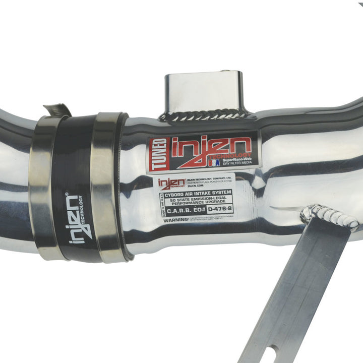 Injen 06-08 M45 4.5L V8 Polished Cold Air Intake - Bull Strap