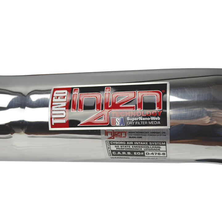 Injen 06-09 Civic Si Coupe & Sedan Polished Cold Air Intake - Bull Strap