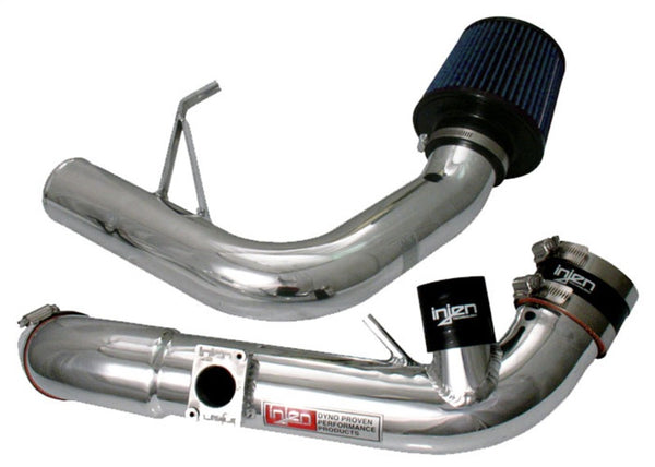 Injen 06-09 Eclipse 2.4L 4 Cyl. (Manual) Polished Cold Air Intake - Bull Strap