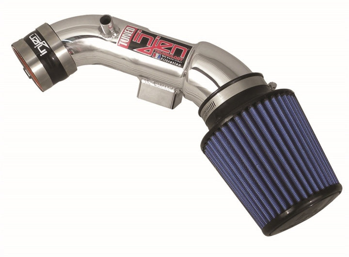 Injen 06-11 Honda Civic Ex 1.8L 4cyl Polished Tuned Air Intake w/ MR Tech/Nano-Fiber Dry Filter - Bull Strap